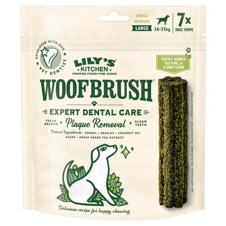 Woofbrush – naravna dentalna žvečilka za pse 7x (multipack)
