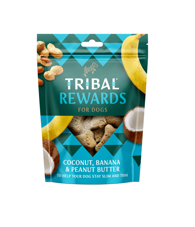 Tribal Rewards priboljški – kokos, banana in arašidovo maslo