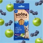 Soopa Sticks - žvečilke z jabolkom in borovnicami - slika 2